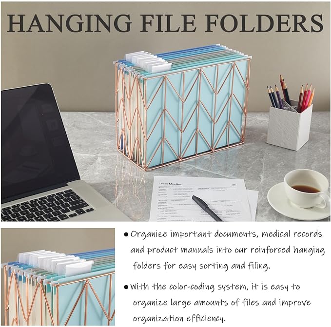 50 Pack Hanging File Folders Letter Size - Image 4
