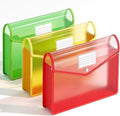 3 Pack Plastic Expanding File Folder, Transparent Envelopes by XingDuing