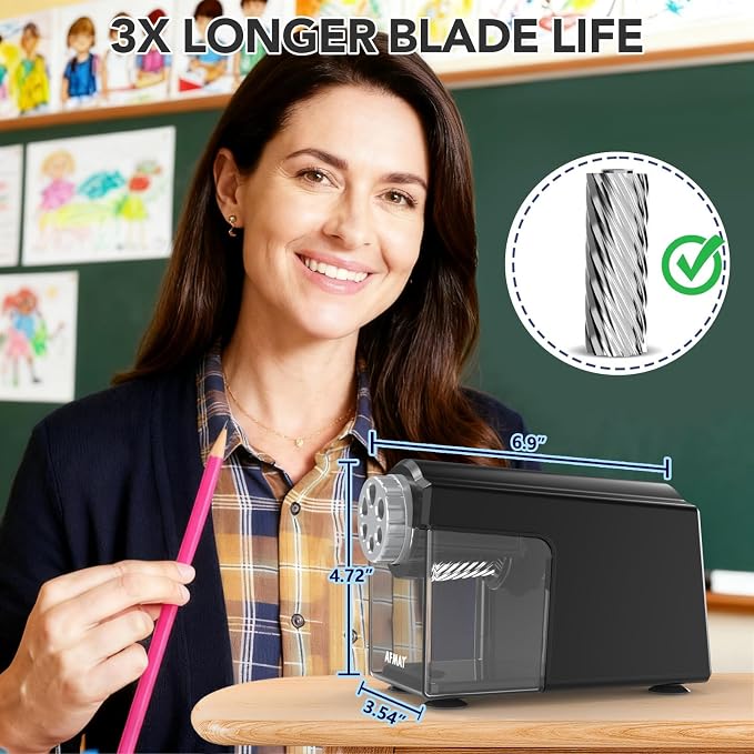 AFMAT Electric Pencil Sharpener - Image 3