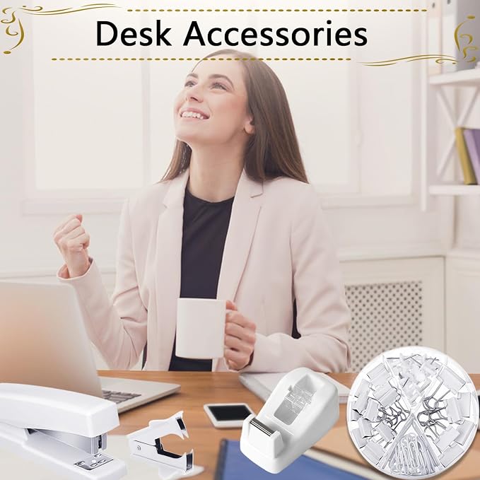 Office Supplies, Stapler and Tape Dispenser Set - Image 7