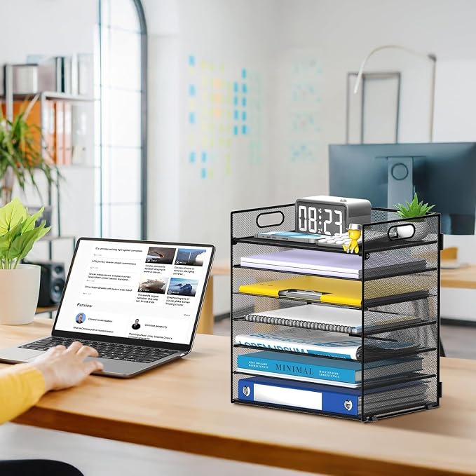 2 Pack 7 Tier Paper Organizer - Image 3