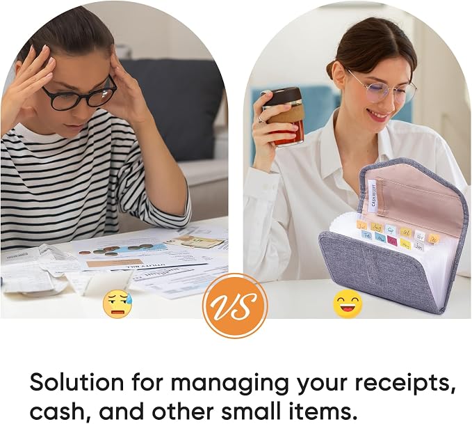 Fabric Receipt Organizer 7X5 - Image 7
