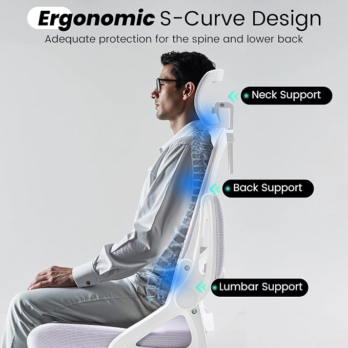Fizzin Ergonomic Office Chair, 400 LBS Desk Chair - Image 7
