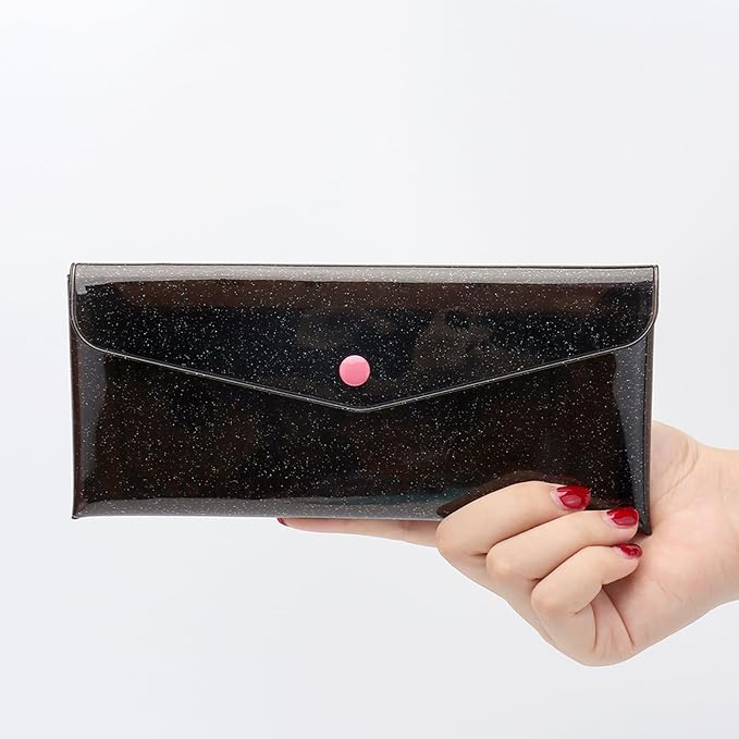 NatSumeBasics 6-Tab Black Cash Envelope Stuffing Wallet - Image 5