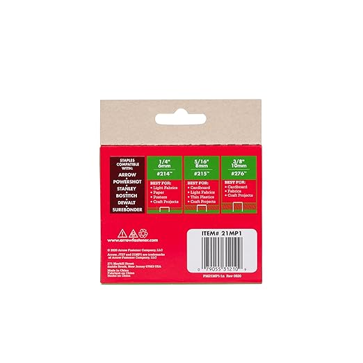 Arrow 21MP1 JT21 Thin Wire Staples Multipack - Image 4
