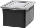 IRIS USA File Box, Plastic File Organizer by IRISUSA