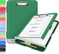 Sooez Clipboard with Storage, Clip Board 8.5 x 11 with Pen Holder, Plastic by Sooez