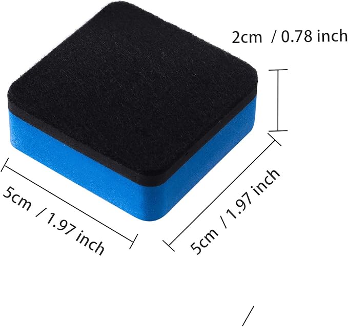 Dry Erase Erasers, Eeoyu 40 Pack Magnetic Whiteboard Dry Erasers Chalkboard - Image 2