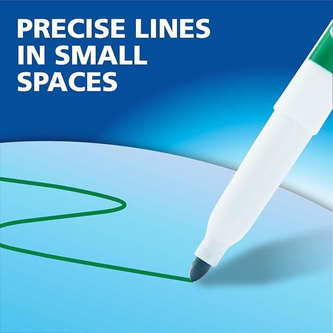 EXPO Dry Erase Markers Kit, Fine Tip, Spray Cleaner - Image 7