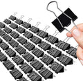 Large Binder Clips, 48 Pack, 1.6 Inch, Standard 41mm, Capacity 0.66 Inch by honsing