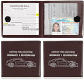 UYYE Car Registration and Insurance Card Holder, Vehicle Glove Box Car Organizer by UYYE