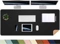 AFIING Cork Desk Mat 55" x 17", Dual-Sided Natural Cork & PU Leather Desk Pad by AFIING