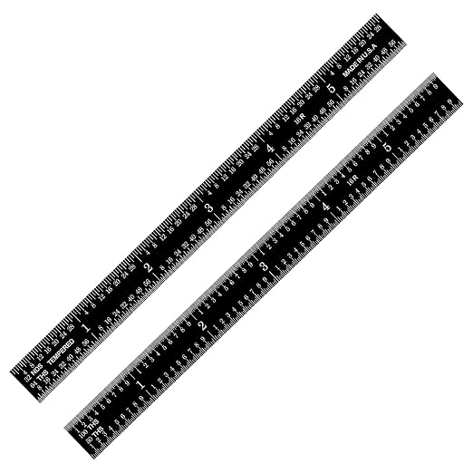 PEC Tools 6 inch Flexible Metal Ruler, High Contrast, 16R Graduation, Machinist - Image 4