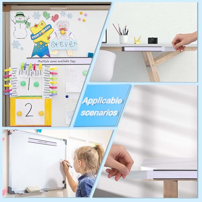 Magnetic Label Holders with Magnets Magnetic Data Card Holders with Clear - Image 7