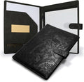 Professional Padfolio Portfolio Binder, Textured Embossing Faux Leather Folder by Mkobon