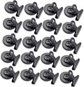 Strong Magnetic Clips, 20 Pack, 1-1/4 Inch, 31 mm, Heavy Duty Refrigerator by Makanu