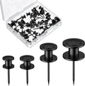 Uniclife 20 Pcs Thumb Tacks, Double Headed Picture Hangers 4 Size | Push pins by UnicLife