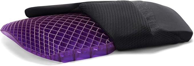 Purple Back Cushion, Lumbar Support Pillow by Unknown