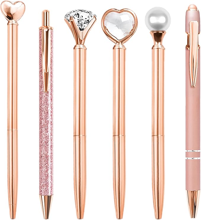 YOXMJDB Cute Pens for Women, 1.0mm Medium Point Black Ink, Office and School by YOXMJDB