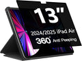 360° Privacy Screen Protector for iPad Air 13 Inch M2, Privacy Screen Filter by Halloive