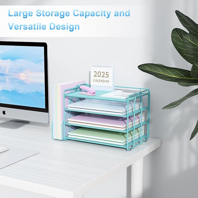 Spacrea Desk Organizers and Accessories, Paper Organizer - Image 7