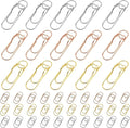 HINGTAI 15Pcs Metal Pen Holder Clip & 30Pcs Paper Clip Set by HINGTAI
