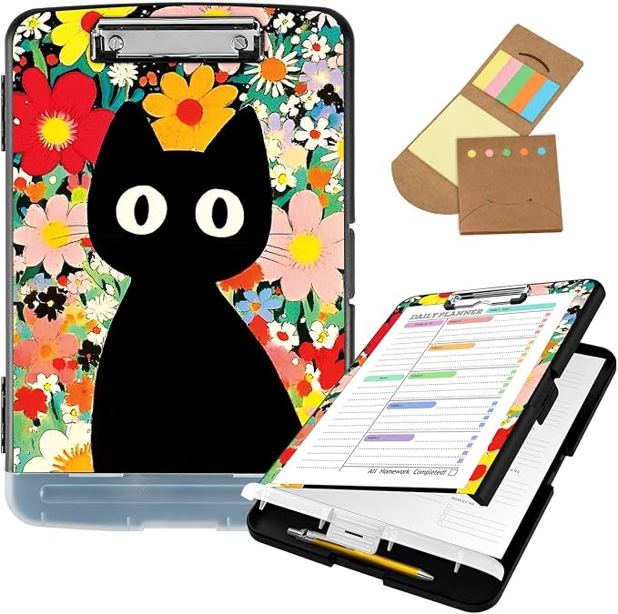 Clipboard with Storage, Clip Boards 8.5x11 with Storage High Capacity Nursing by Unknown