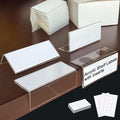 ChanQnTon Acrylic Shelf Labels, L-Shape Book Shelf Labels, Price Tags, Sign by ChanQnTon
