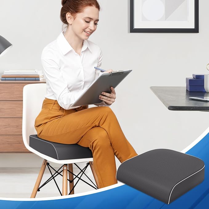 SweetSlubr Seat Cushion for Tailbone Pain Relief, Office Chair Cushion - Image 3