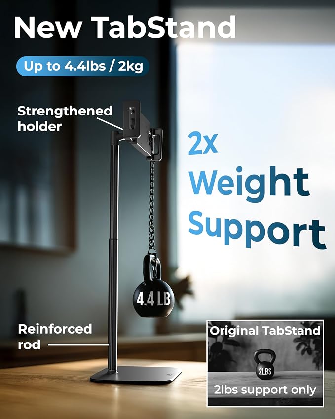 COOPER TabStand, Portable Monitor Holder up to 17" Holds 4.4lb, Desktop Tablet - Image 3