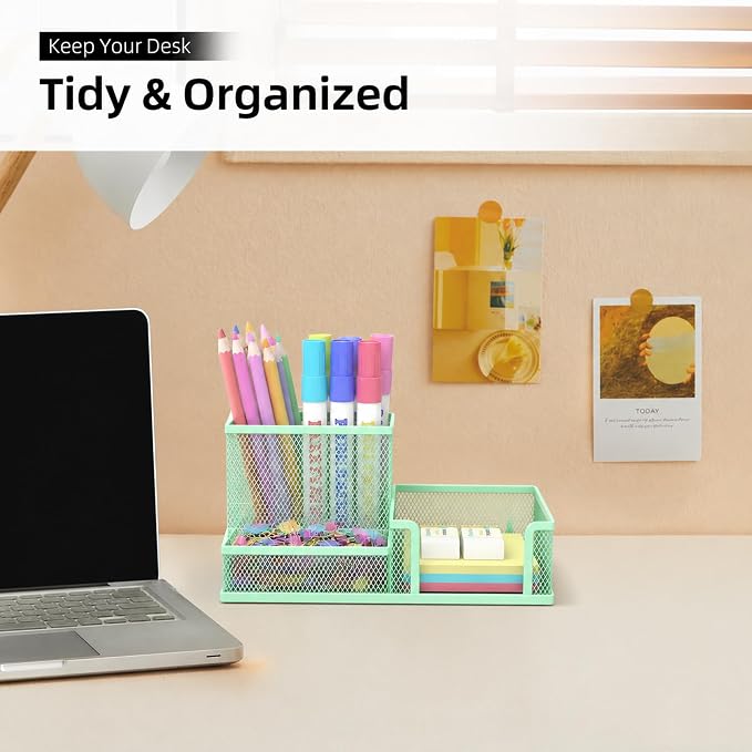 SUPEASY Pen Holder Desk Organizer, Office Supplies Pencil Holder - Image 2