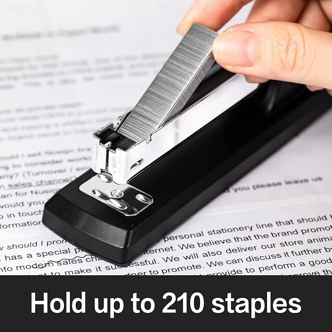 Deli Stapler, Desktop Stapler, 2 Pack, Office Staplers, 25 Sheet Capacity - Image 5