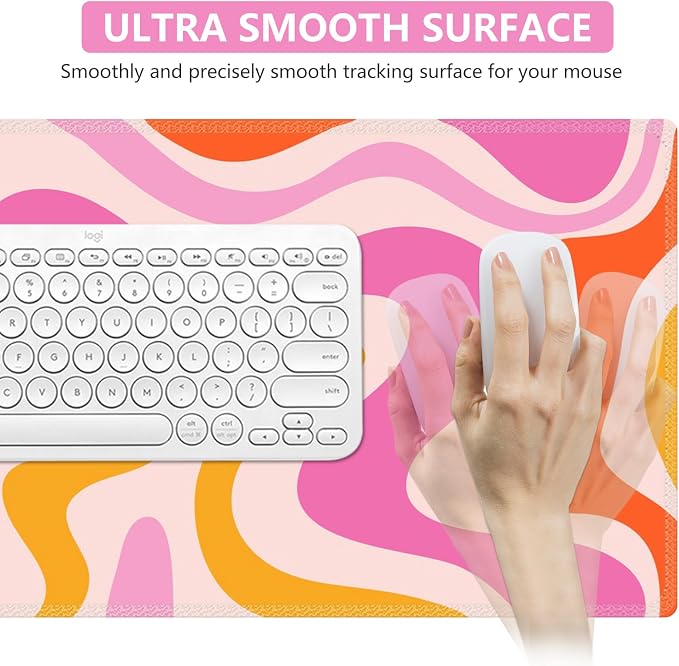 iCasso Large Mouse Pad, Desk Mat Gaming Mousepad - Image 4