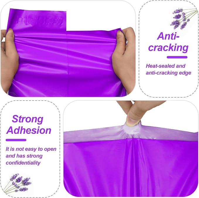 JinRuiKJ Thank You Poly Mailer 10x13 Inch 100 PCS, Shipping Bags - Image 4