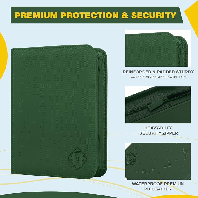 Toploader Binder, 4-Pocket Side Load Trading Card Album, Holds 128 Cards - Image 4