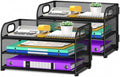 Cawukege 2 Pack 3 Tier Paper Organizer by Cawukege