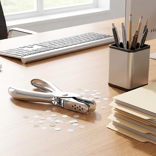 Single Hole Puncher 24 Pcs Mini Handheld 1/4in Round Hole Paper Punch Tool | 24 - Image 6