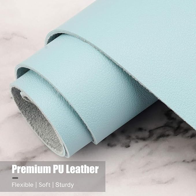 Hsurbtra Desk Pad, 23.6" x 13.8" PU Leather Desk Mat, M Extended Mouse Pad - Image 5