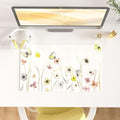 Colorful Star Large Mouse Pad, Watercolor Floral Desk Mat Office Supplies by ColorfulStar