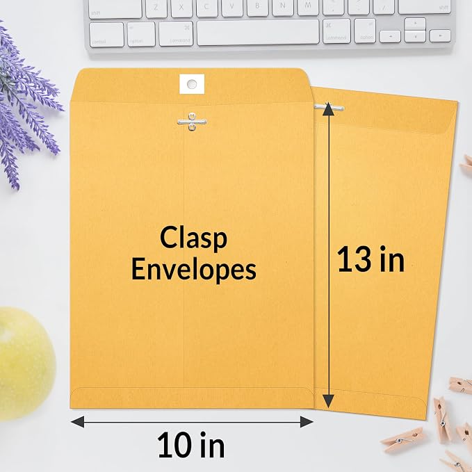 SUNEE Envelops, 28-lb Paper Mailing Envelopes, Storing or Mailing Documents - Image 2