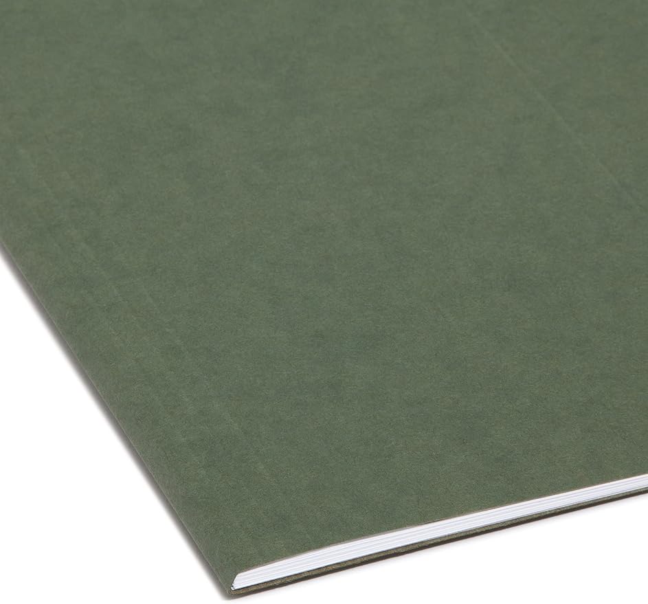 Smead Hanging File Folder with Tab, 1/3-Cut Adjustable Tab, Legal Size - Image 5