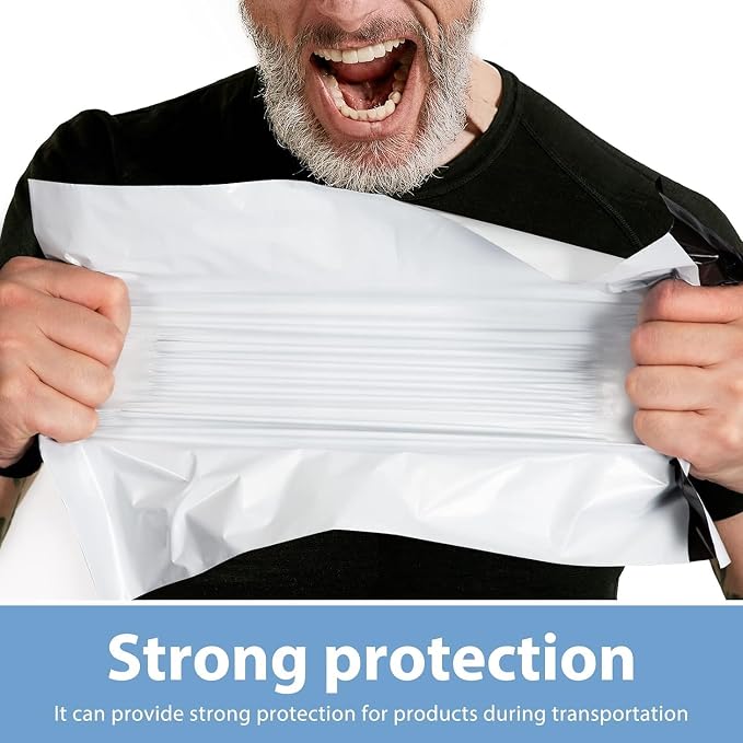 Metronic Poly Mailers 10x13 2000 Pack White, Shipping Bags Bulk Mailing - Image 4