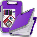 Thicker Clipboard with Storage, Internal Pen Pouch Included, A4 / Letter Size by HOME