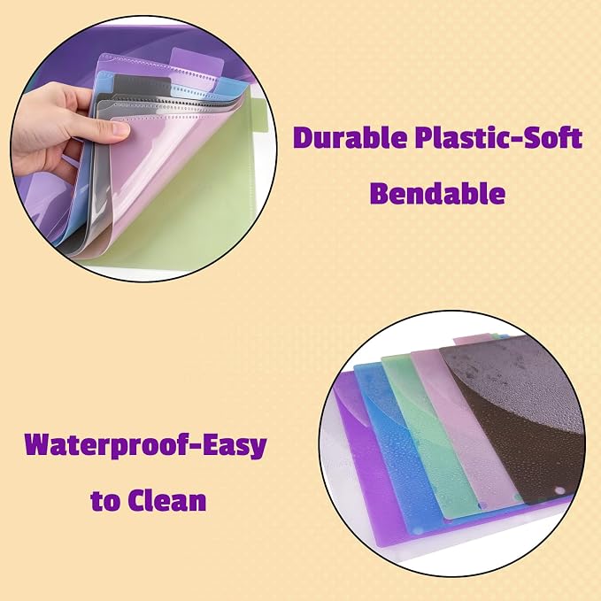 Binder Dividers with Tabs and Pockets, Letter Size - Image 6