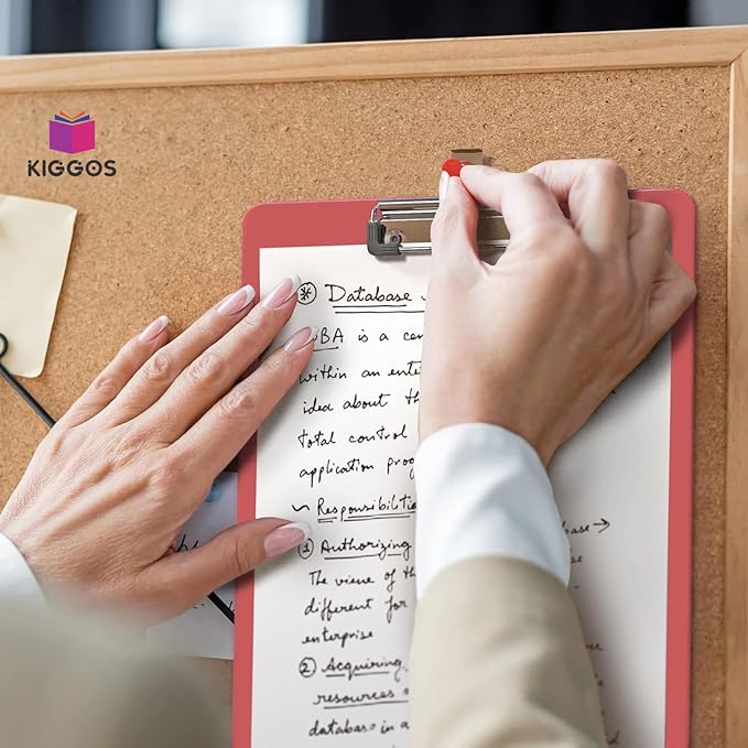 Kiggos 6 Pack Boho Colored Clipboards Plastic Clipboards - Image 7