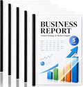 Report Covers with Sliding Bar 5 Packs Clear Report Covers Presentation Folders by ysuwekslu