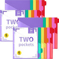 Epakh 24 Pcs Binder Dividers for 3 Rings Binders Index Dividers by Epakh