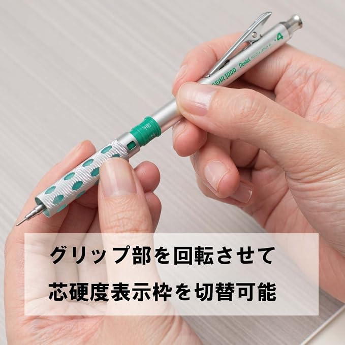 Pentel Graph Gear 1000 Mechanical Drafting Pencil 0.4mm Green - Image 6