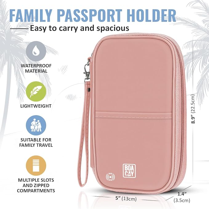 BOACAY Travel Document Organizer - Image 4
