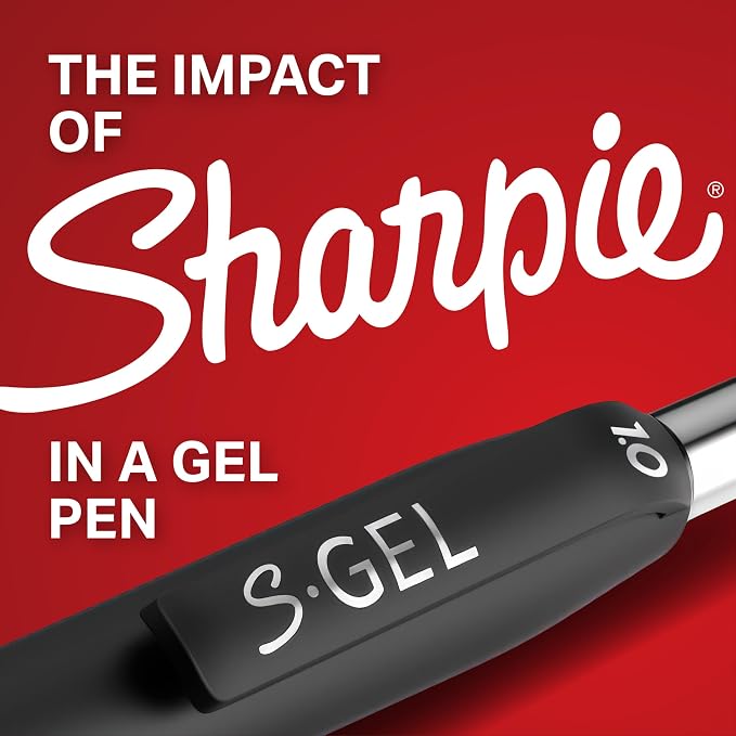 Sharpie S-Gel Pens, Medium Point, Journaling, Note-Taking, College Supplies - Image 3